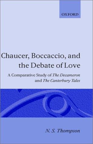 Cover of Chaucer, Boccaccio, and the debate of love by N. S. Thompson