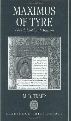 Cover of The philosophical orations by Maximus of Tyre