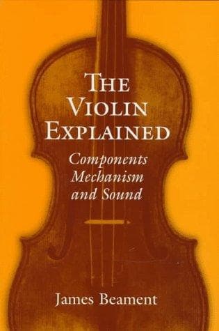 Cover of The violin explained by Beament, James Sir