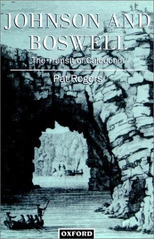 Cover of Johnson and Boswell by Pat Rogers
