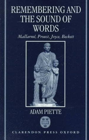 Cover of Remembering and the sound of words by Adam Piette