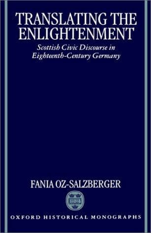 Cover of Translating the Enlightenment by Fania Oz-Salzberger