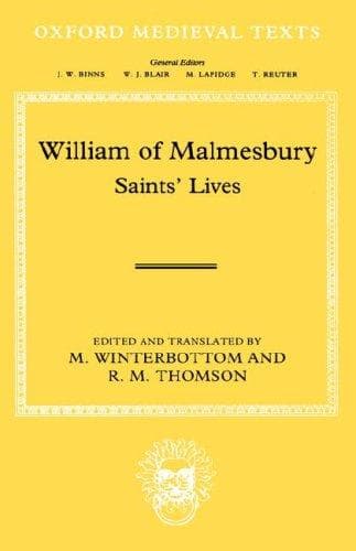 Cover of Saints' lives by William of Malmesbury