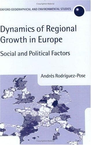 Cover of The dynamics of regional growth in Europe by Andrés Rodríguez-Pose