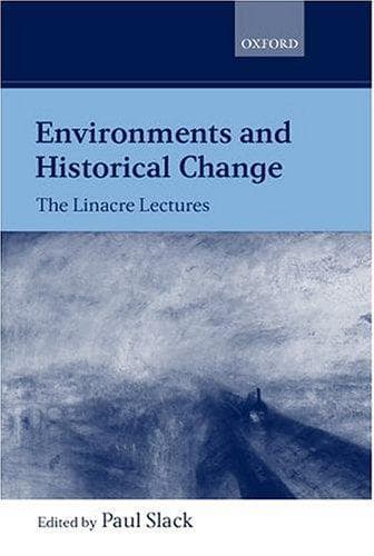 Cover of Environments and Historical Change by Paul Slack