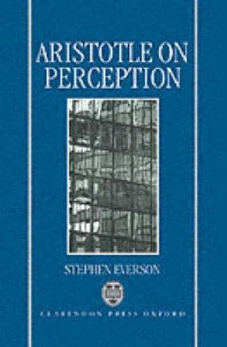 Cover of Aristotle on perception by Stephen Everson