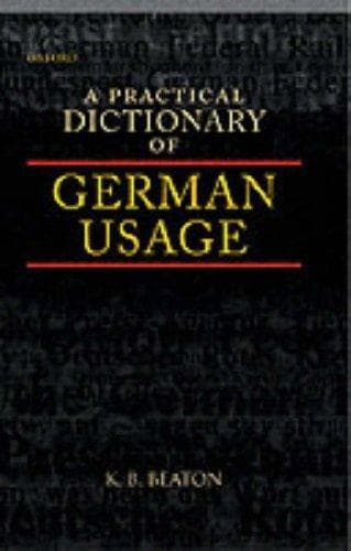 Cover of A practical dictionary of German usage by K. B. Beaton