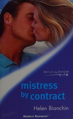 Cover of Mistress by contract by Helen Bianchin
