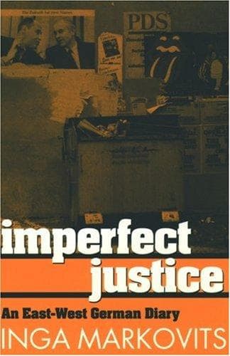 Cover of Imperfect justice by Inga Markovits