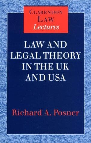 Cover of Law and legal theory in England and America by Richard A. Posner
