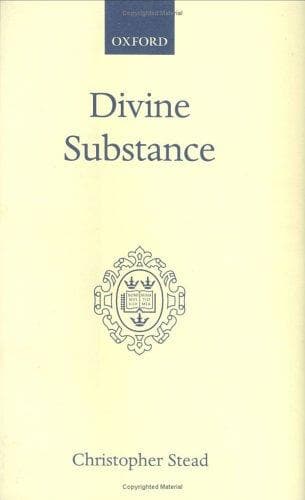 Cover of Divine substance by Christopher Stead