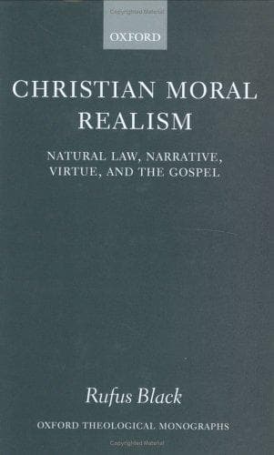 Cover of Christian Moral Realism by Rufus Black
