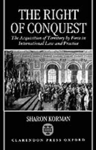Cover of The right of conquest by Sharon Korman