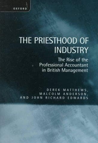 Cover of The priesthood of industry by Derek Matthews