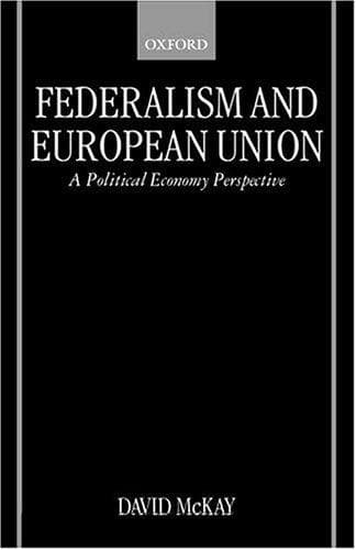 Cover of Federalism and European Union by David H. McKay