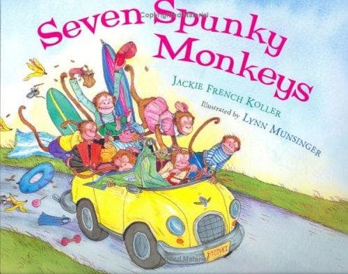 Cover of Seven spunky monkeys by Jackie French Koller