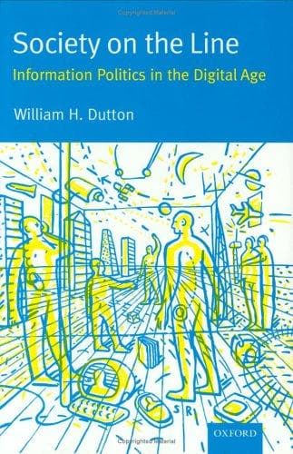 Cover of Society on the line by William H. Dutton