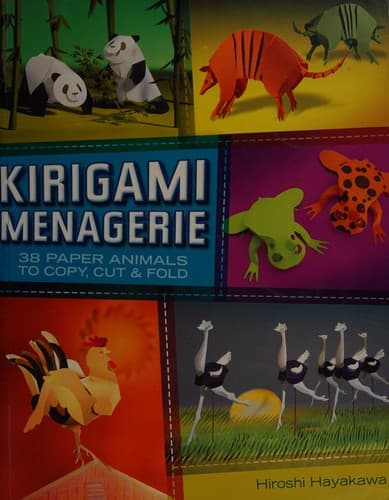 Cover of Kirigami Menagerie by Hiroshi Hayakawa