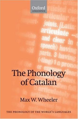 Cover of The phonology of Catalan by Max Wheeler