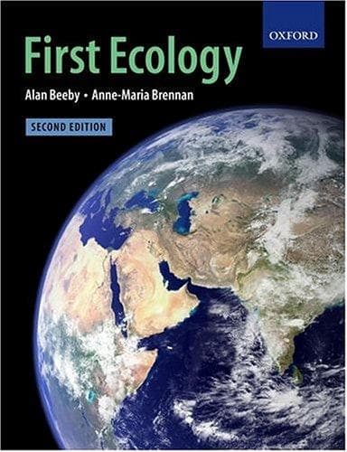 Cover of First ecology by Alan Beeby