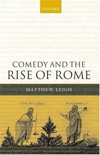 Cover of Comedy and the rise of Rome by Matthew Leigh