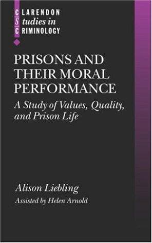 Cover of Prisons and their moral performance by Alison Liebling