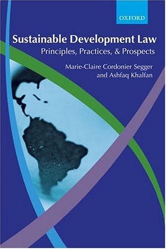 Cover of Sustainable development law by Marie-Claire Cordonier Segger