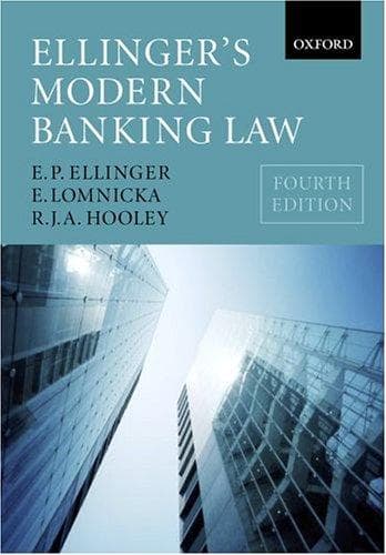 Cover of Ellinger's Modern banking law by E. P. Ellinger