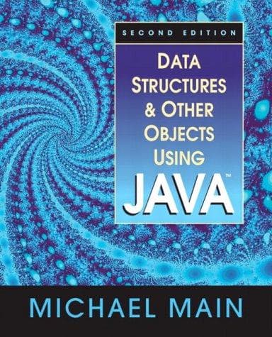 Cover of Data structures and other objects using Java by M. Main