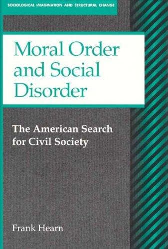 Cover of Moral order and social disorder by Frank Hearn