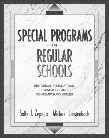Cover of Special programs in regular schools by Sally J. Zepeda