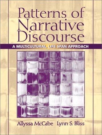 Cover of Patterns of narrative discourse by Allyssa McCabe