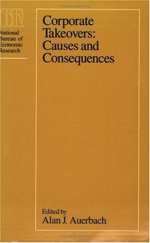 Cover of Corporate Takeovers by Alan J. Auerbach