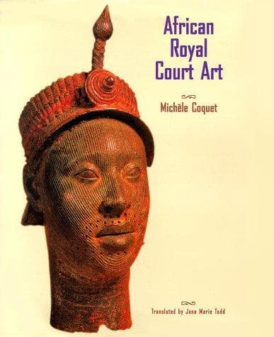 Cover of African royal court art by Michèle Coquet