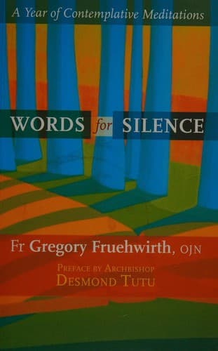 Cover of Words for silence by Gregory Fruehwirth