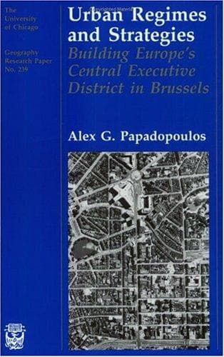 Cover of Urban regimes and strategies by A. G. Papadopoulos