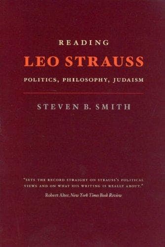 Cover of Reading Leo Strauss by Steven B. Smith