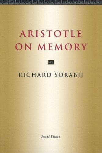 Cover of Aristotle on memory by Richard Sorabji