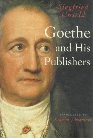 Cover of Goethe and his publishers by Siegfried Unseld