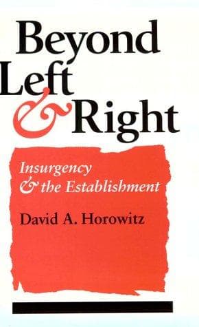 Cover of Beyond Left and Right by David A. Horowitz