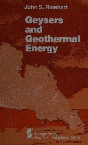 Cover of Geysers and geothermal energy by John Sargent Rinehart
