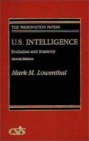 Cover of U.S. intelligence by Lowenthal, Mark M