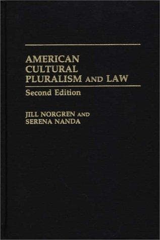 Cover of American cultural pluralism and law by Jill Norgren