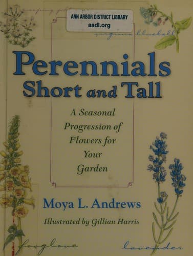 Cover of Perennials short and tall by Moya L. Andrews