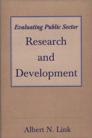 Cover of Evaluating public sector research and development by Albert N. Link