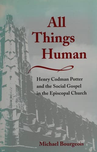 Cover of All things human by Michael Bourgeois
