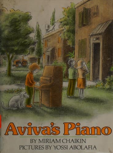 Cover of Aviva's piano by Miriam Chaikin