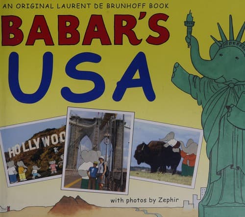 Cover of Babar's USA by Laurent de Brunhoff