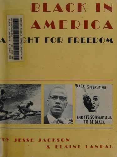 Cover of Black in America by Jesse Jackson