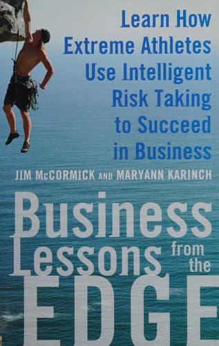 Cover of Business lessons from the edge by Jim McCormick